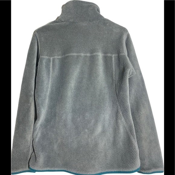 Patagonia Grey Teal Re-tool Snap-T Pullover Soft Fleece Blue Green - Picture 3 of 11